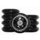 Колеса с подшипниками FILA Fitness 80мм / 82А + ABEC-5 (8 шт) - Black